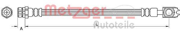 Metzger 4110891 Bremsschlauch