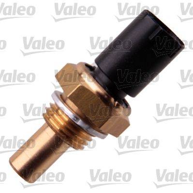 Ein Automotortemperatursensor von Valeo, gefertigt aus einer Kombination von Metall und Kunststoff zur Überwachung der Motortemperatur.