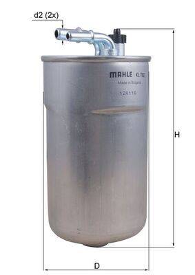 Mahle KL792 Kraftstofffilter