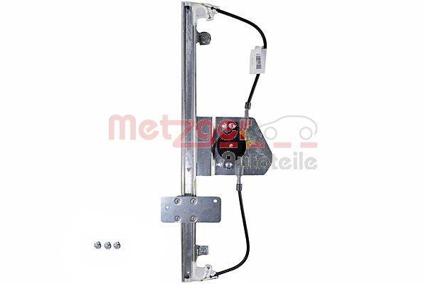 Fensterheber-Mechanismus für Kraftfahrzeuge mit Metallrahmen und Kabeln, inklusive Schrauben. Geeignet für bestimmte Fahrzeugmodelle.