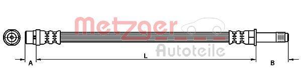 Metzger 4111092 Bremsschlauch