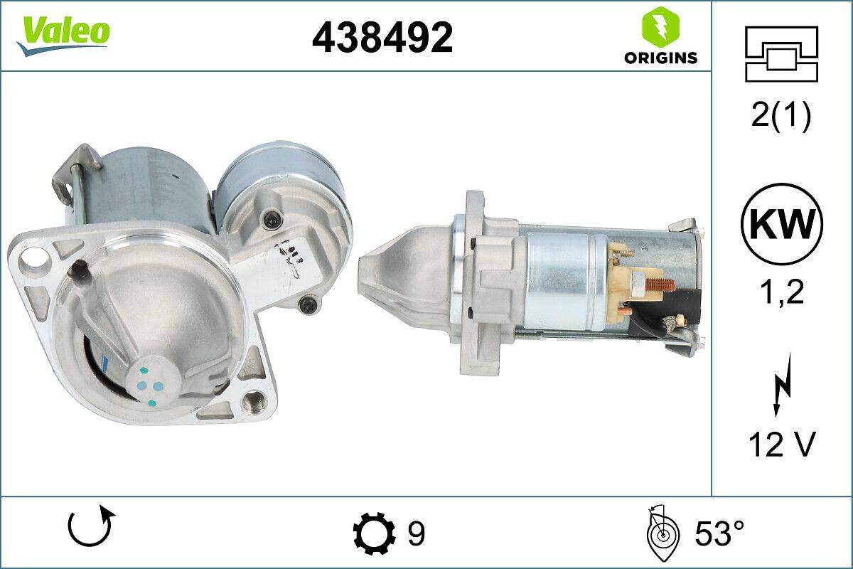 Anlasser 438492 Ursprünge