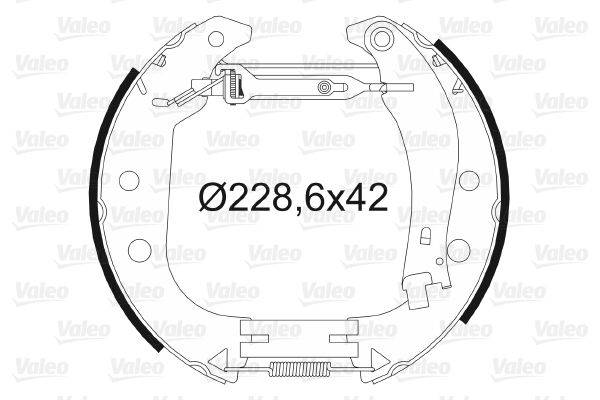 Valeo 554892 Bremsbackensatz