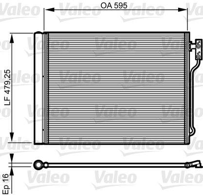 Valeo 814192 Kondensator, Klimaanlage