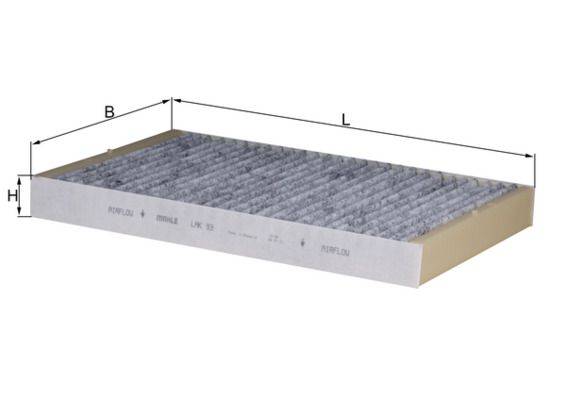 Mahle LAK93 Filter, Innenraumluft