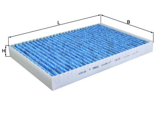 Mahle LAO93 Filter, Innenraumluft