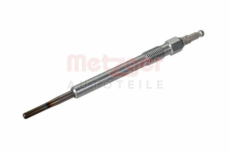 Sauerstoffsensor für Kraftfahrzeug-Abgassysteme, ausgestattet mit einem Metallgehäuse und angeschlossenem Kabel zur Emissionskontrolle.