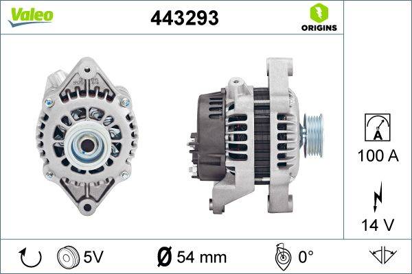 Valeo 443293 Generator