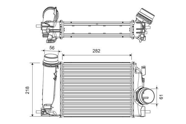 Valeo 818293 Ladeluftkühler