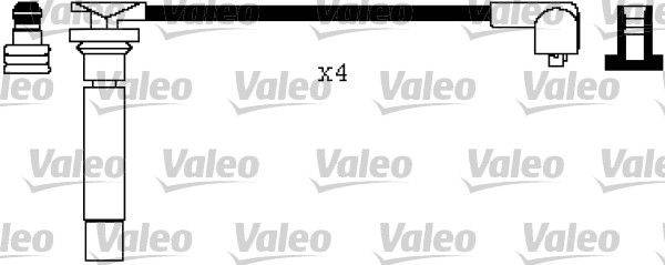 Valeo' Logomuster mit 'x4' Text in der Mitte.