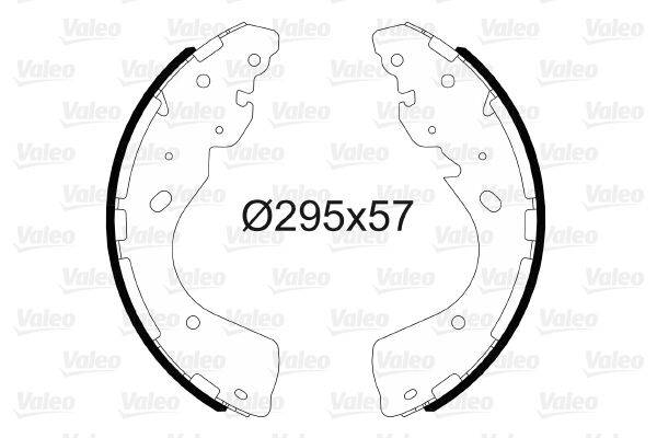 Valeo 564194 Bremsbackensatz