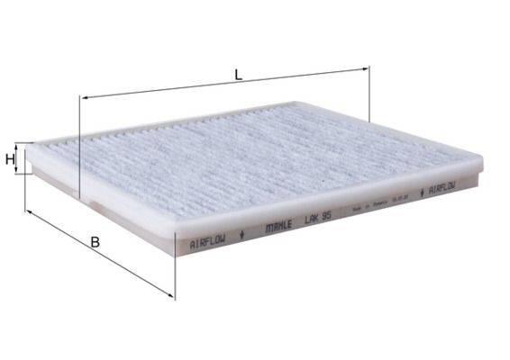 Mahle LAK95 Filter, Innenraumluft