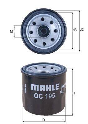Mahle OC195 Ölfilter