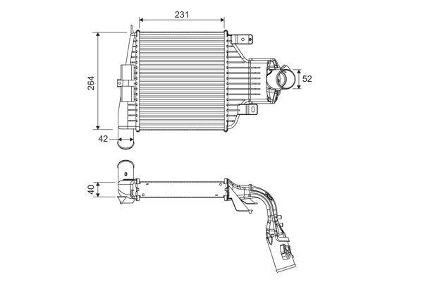 Valeo 818395 Ladeluftkühler