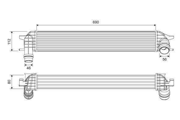 Valeo 818696 Ladeluftkühler