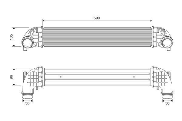 Valeo 818698 Ladeluftkühler