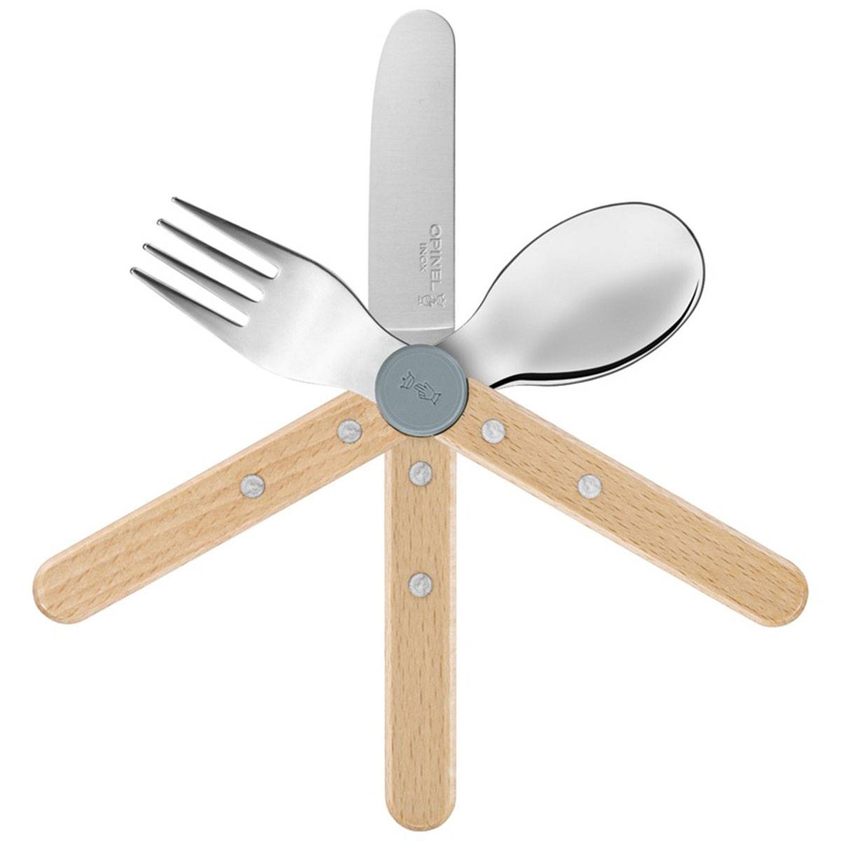Opinel LE PETIT GOURMET Kinderbesteck-Set - Bunt