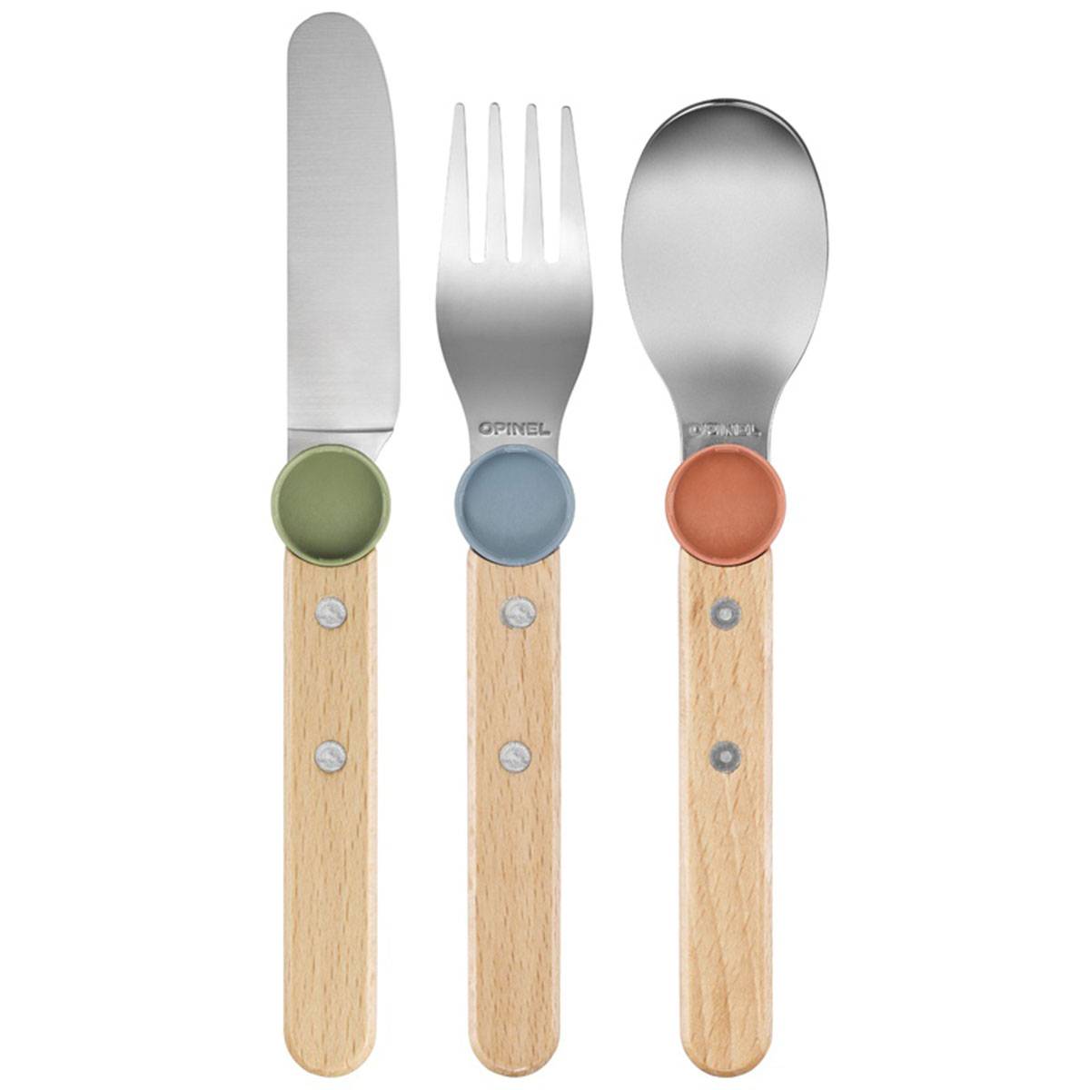 Opinel LE PETIT GOURMET Kinderbesteck-Set - Bunt