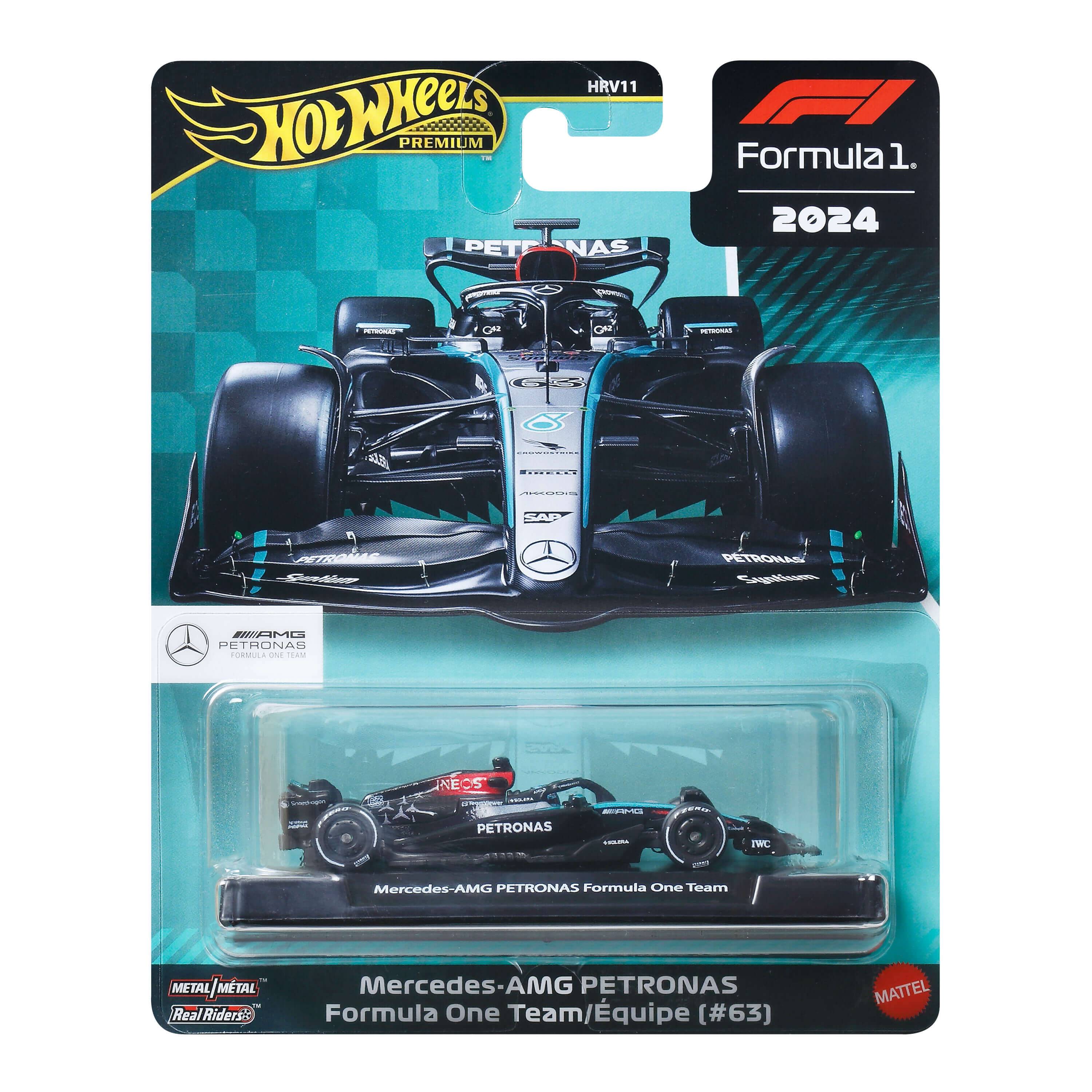 Mattel HRV11; JBM18 - Hot Wheels Race - Mercedes-Benz |2024 Livery George Russell - % OS %