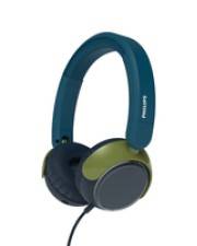Philips On Ear Kopfhörer für Kinder Blau Grün Audio USB Typ C