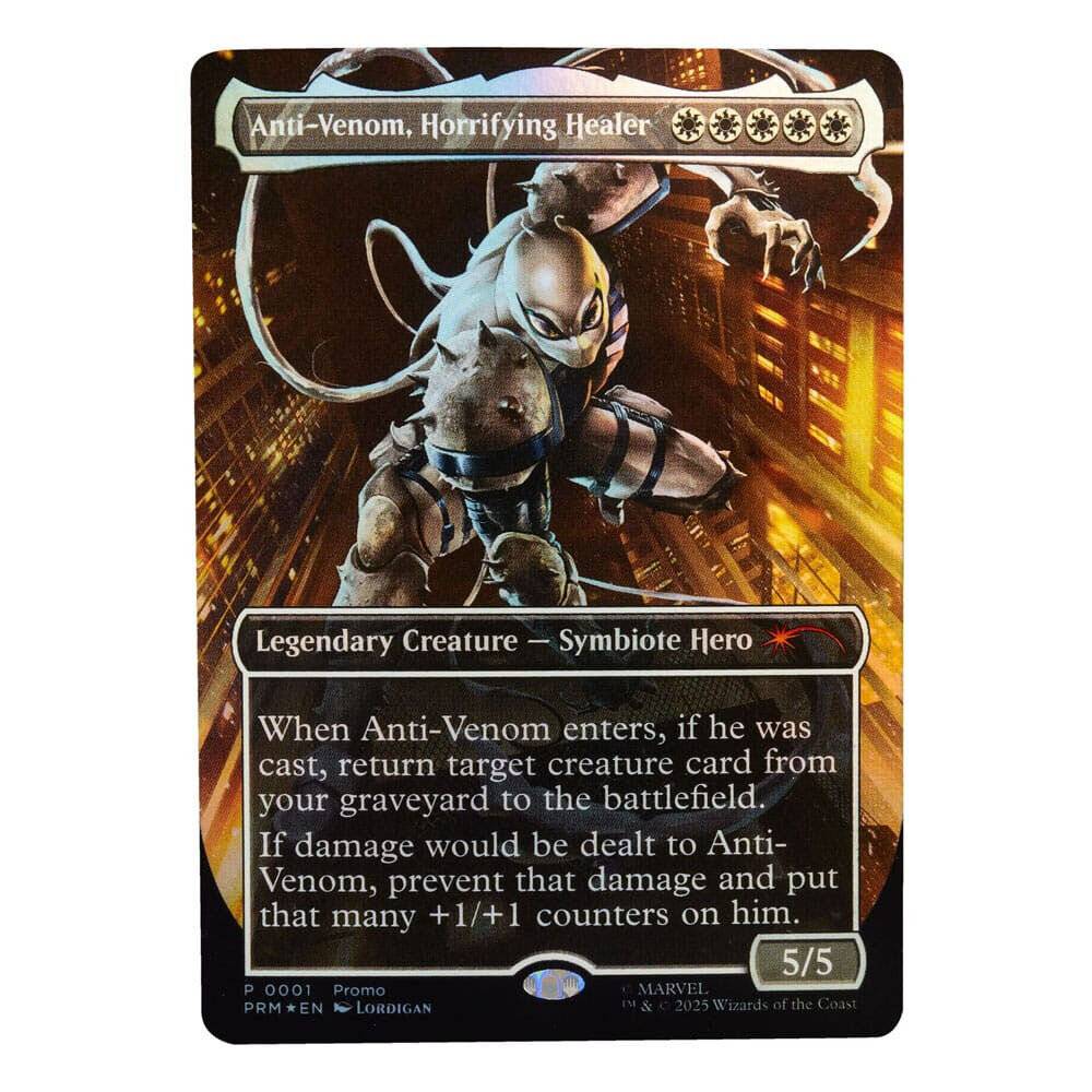 Marvel Spider-Man Magic The Gathering Agent-Figur gegen Gift, 15 cm