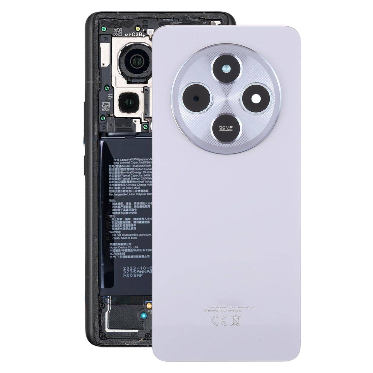 Für Xiaomi Redmi 14C 4G Akkudeckel mit Kameralinsenabdeckung Ersatzteil Lila