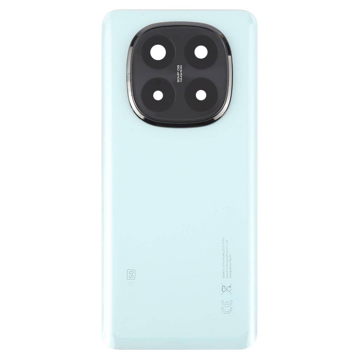 Für Xiaomi Redmi Note 14 Pro Plus 5G Akkudeckel mit Kameralinsenabdeckung Ersatzteil Grün