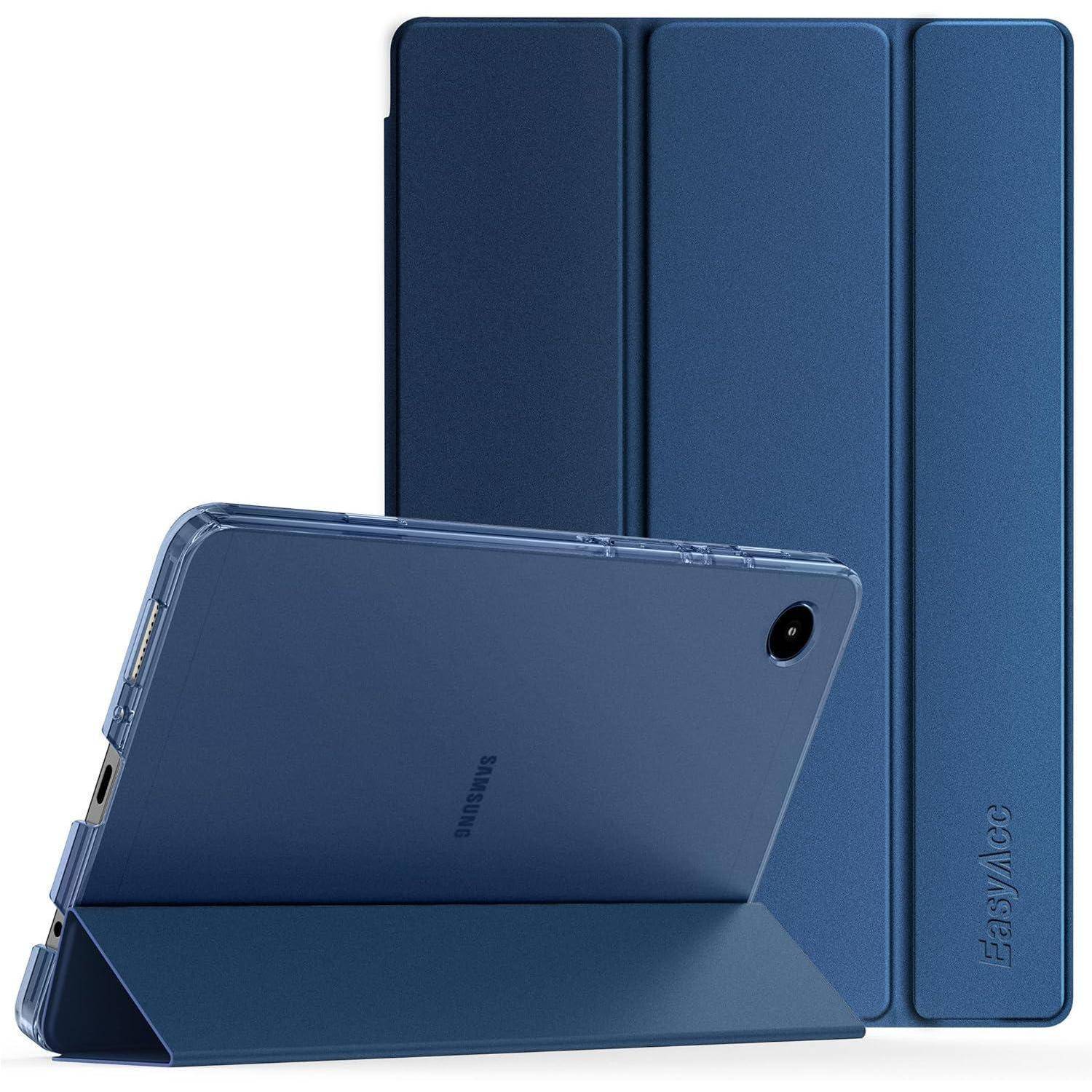 Hülle Samsung Galaxy Tab A9 8.7 Zoll 2023, PU Leder Standfunktion Blau