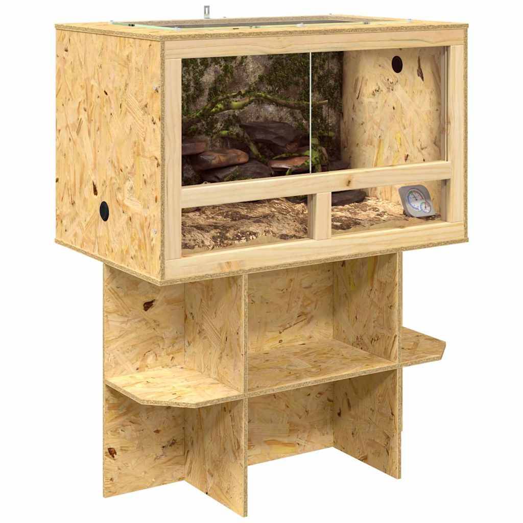 vidaXL Terrarium Braun 80 x 50 x 100 cm OSB