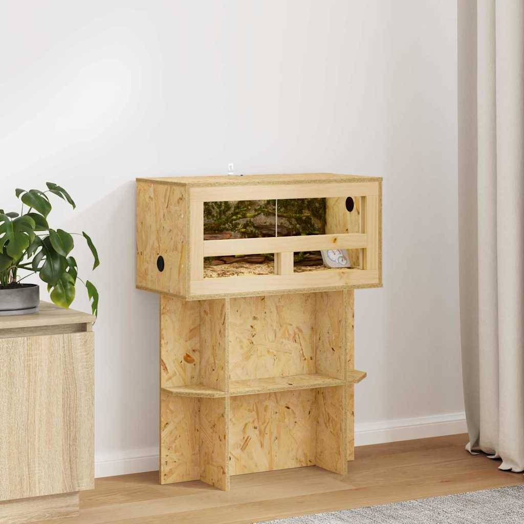 vidaXL Terrarium Braun 60 x 30 x 80 cm OSB