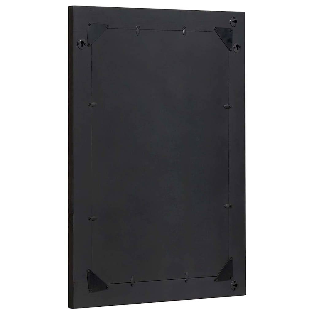vidaXL Badezimmer Spiegel Schwarz und Silber 70 x 50 x 2,5 cm