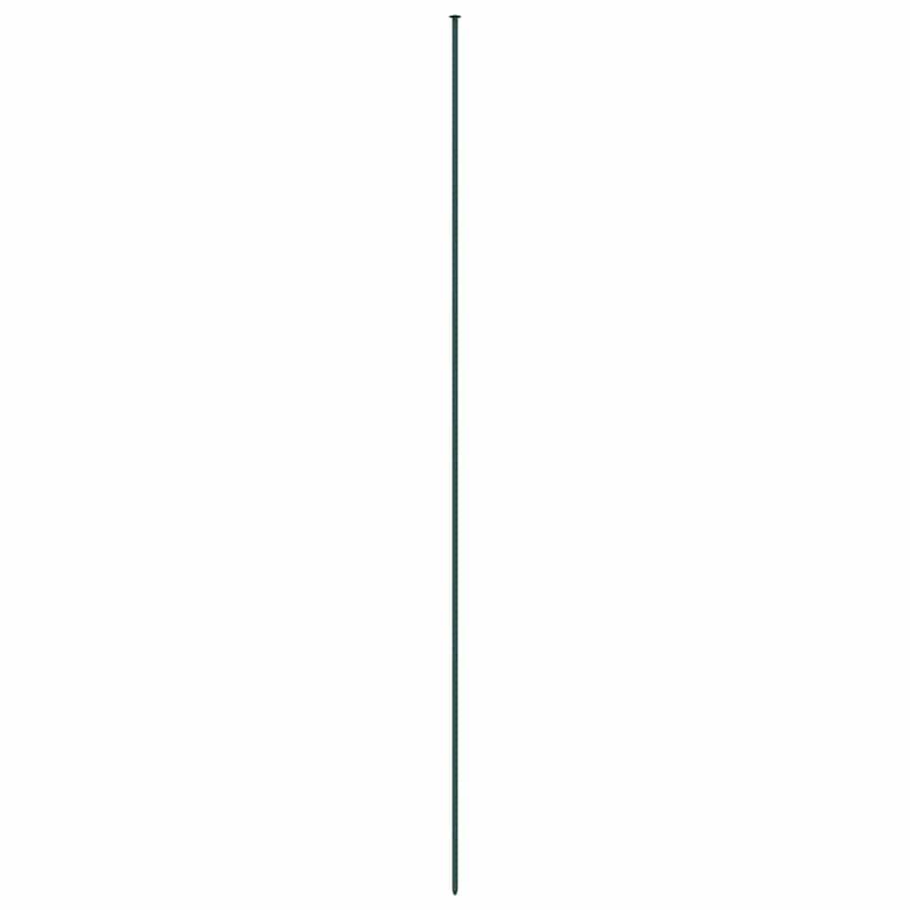 vidaXL Teichzaun Set 8 pcs Grün 50 x 80 cm Stahl