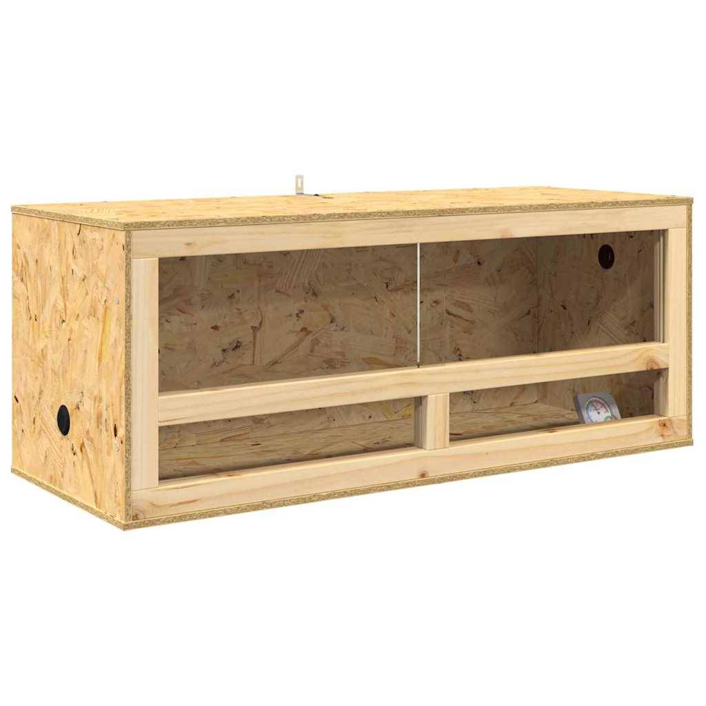 vidaXL Terrarium Braun 100 x 40 x 40 cm OSB