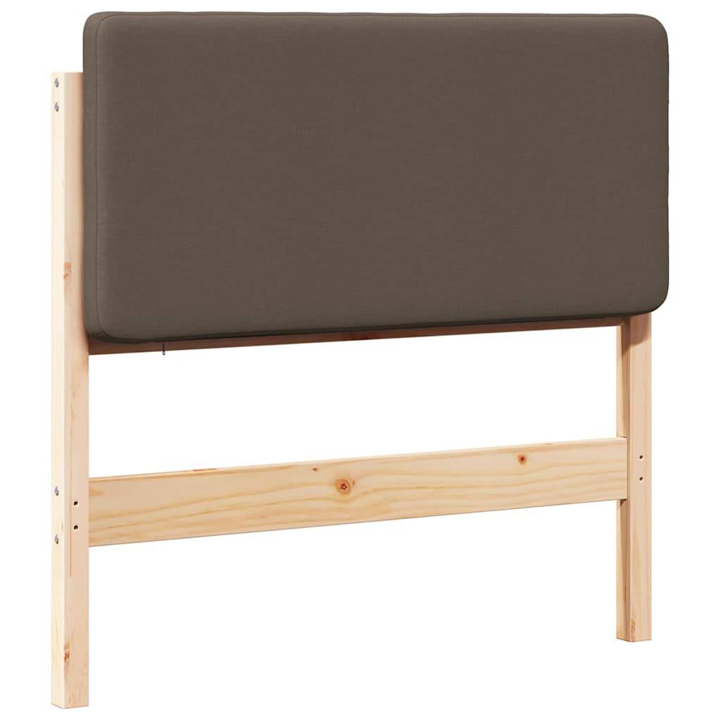 vidaXL Gepolstertes Kopfteil mit Kopfteil Braun und Taupe 90 cm