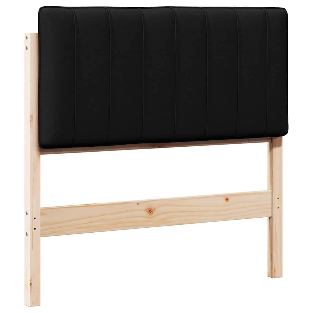 vidaXL Gepolstertes Kopfteil mit Kopfteil Braun und Schwarz 90 cm