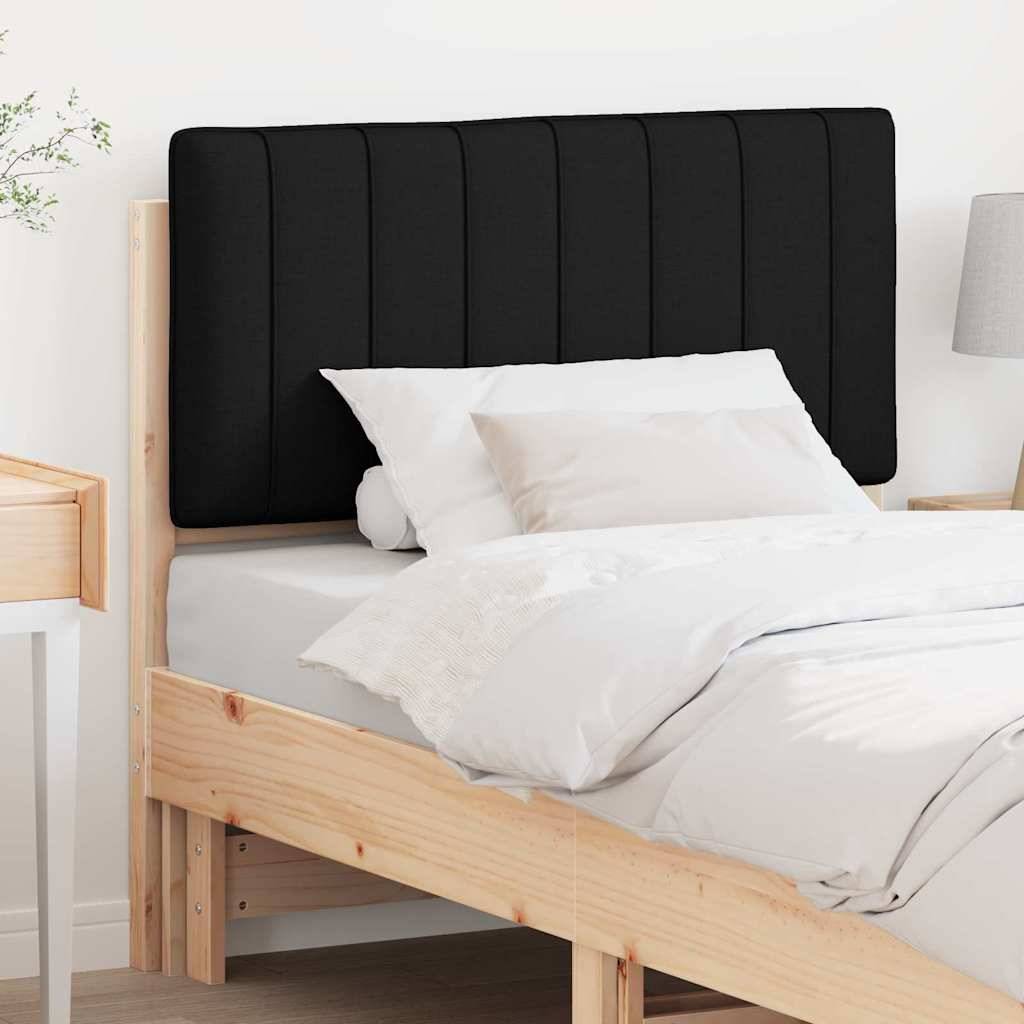 vidaXL Gepolstertes Kopfteil mit Kopfteil Braun und Schwarz 90 cm