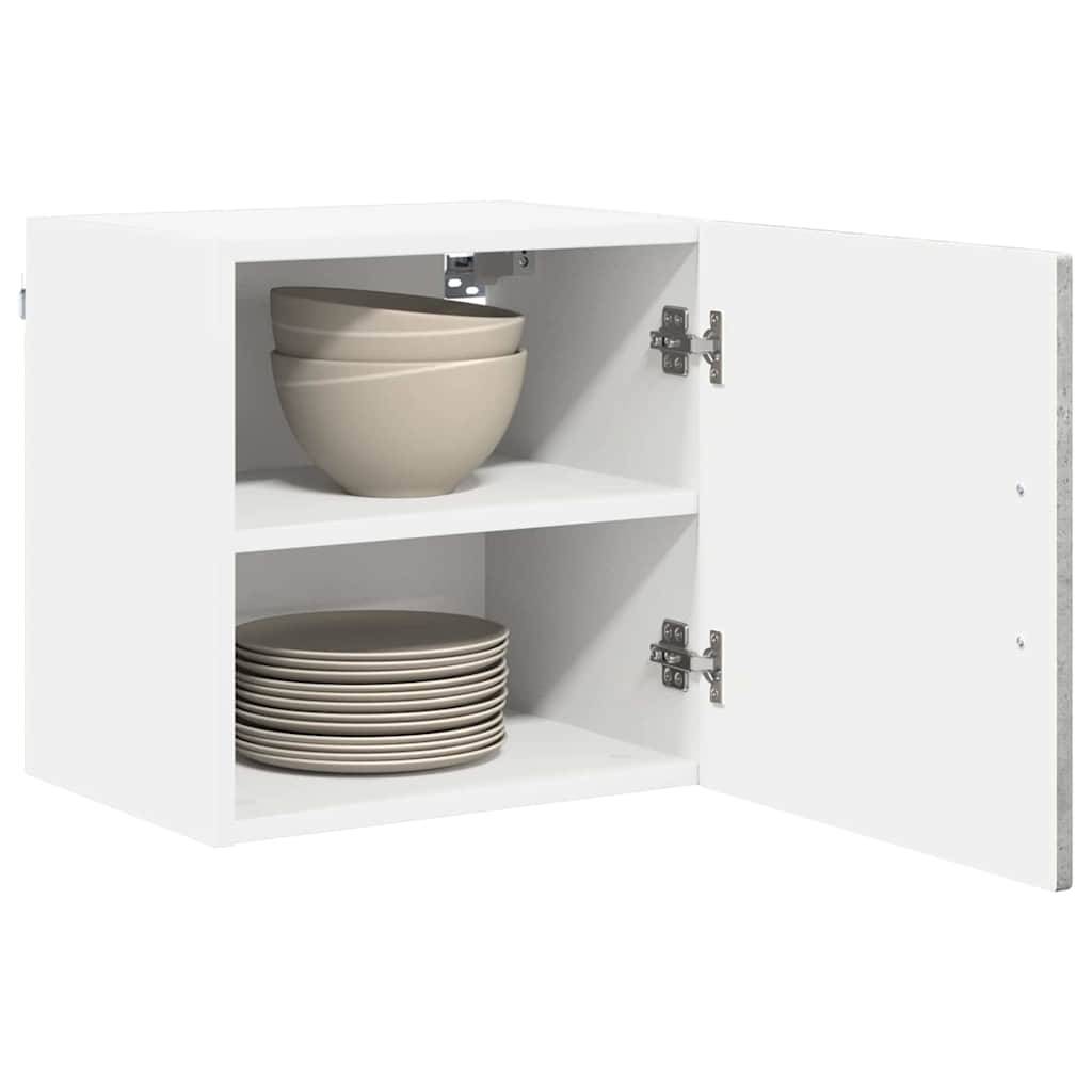 vidaXL Wandschrank PORTO Beton Grau 40 x 31 x 40 cm Holzwerkstoff