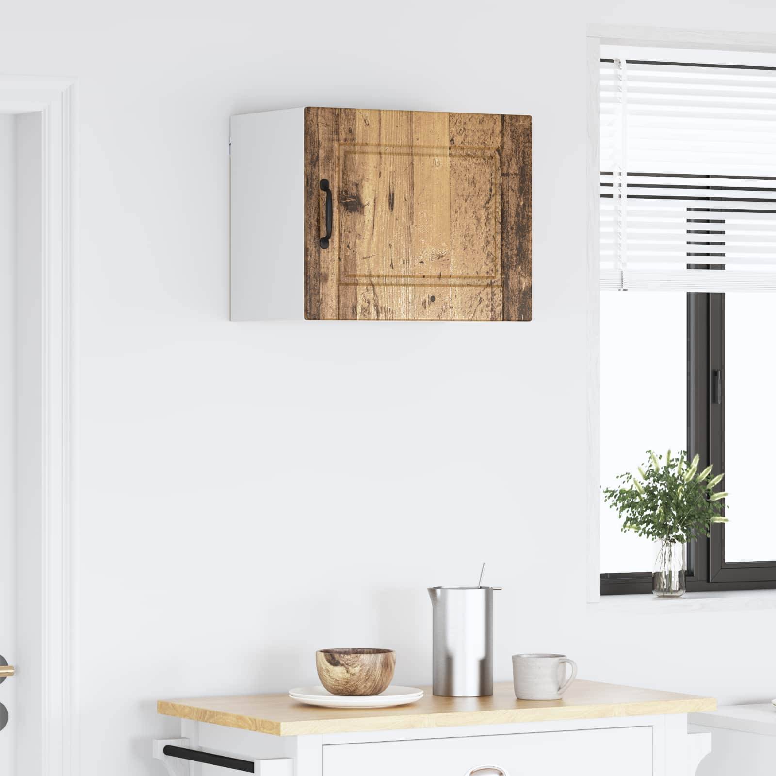 vidaXL Wandschrank PORTO Altholz 50 x 31 x 40 cm Holzwerkstoff