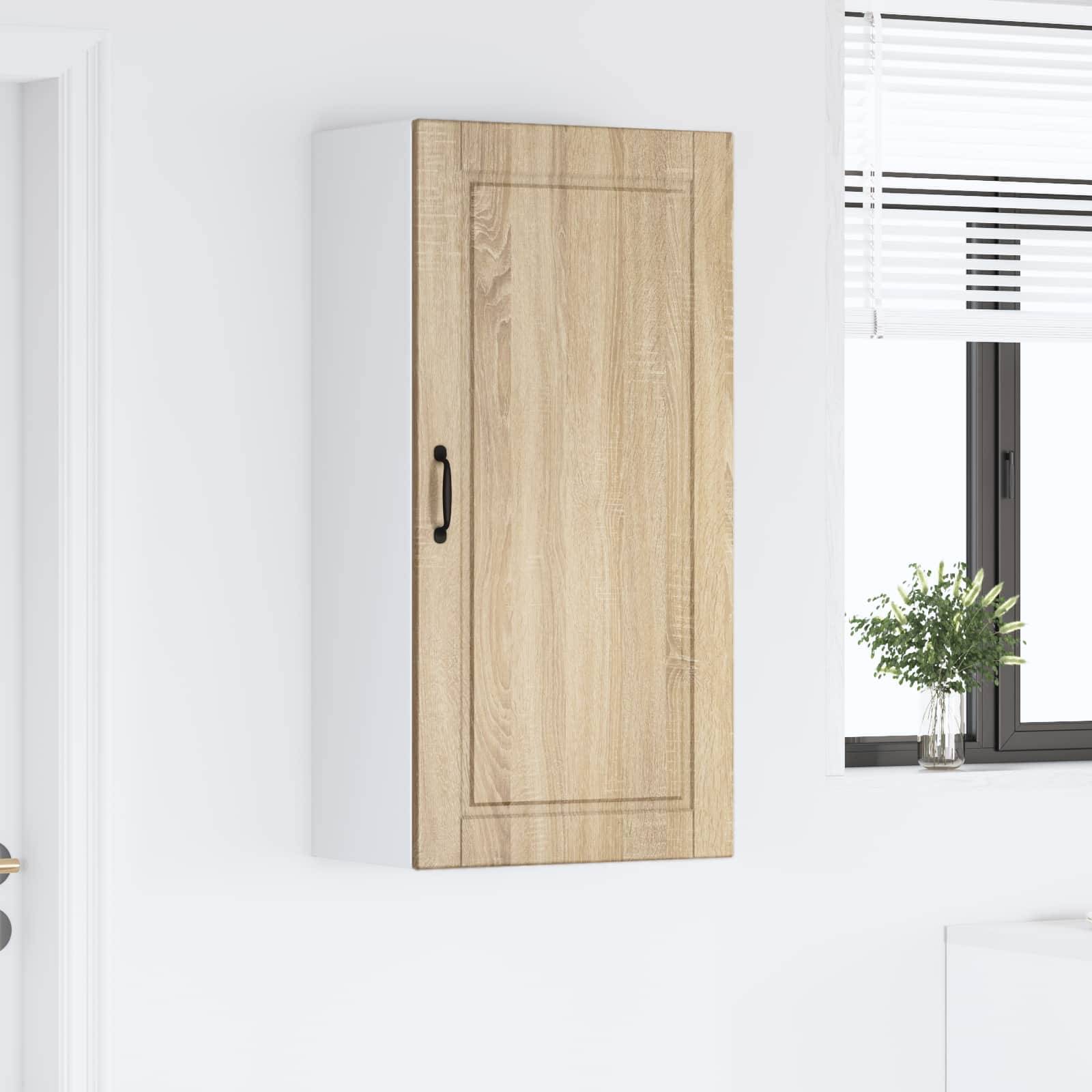 vidaXL Wandschrank PORTO Sonoma-Eiche 50 x 31 x 100 cm Holzwerkstoff