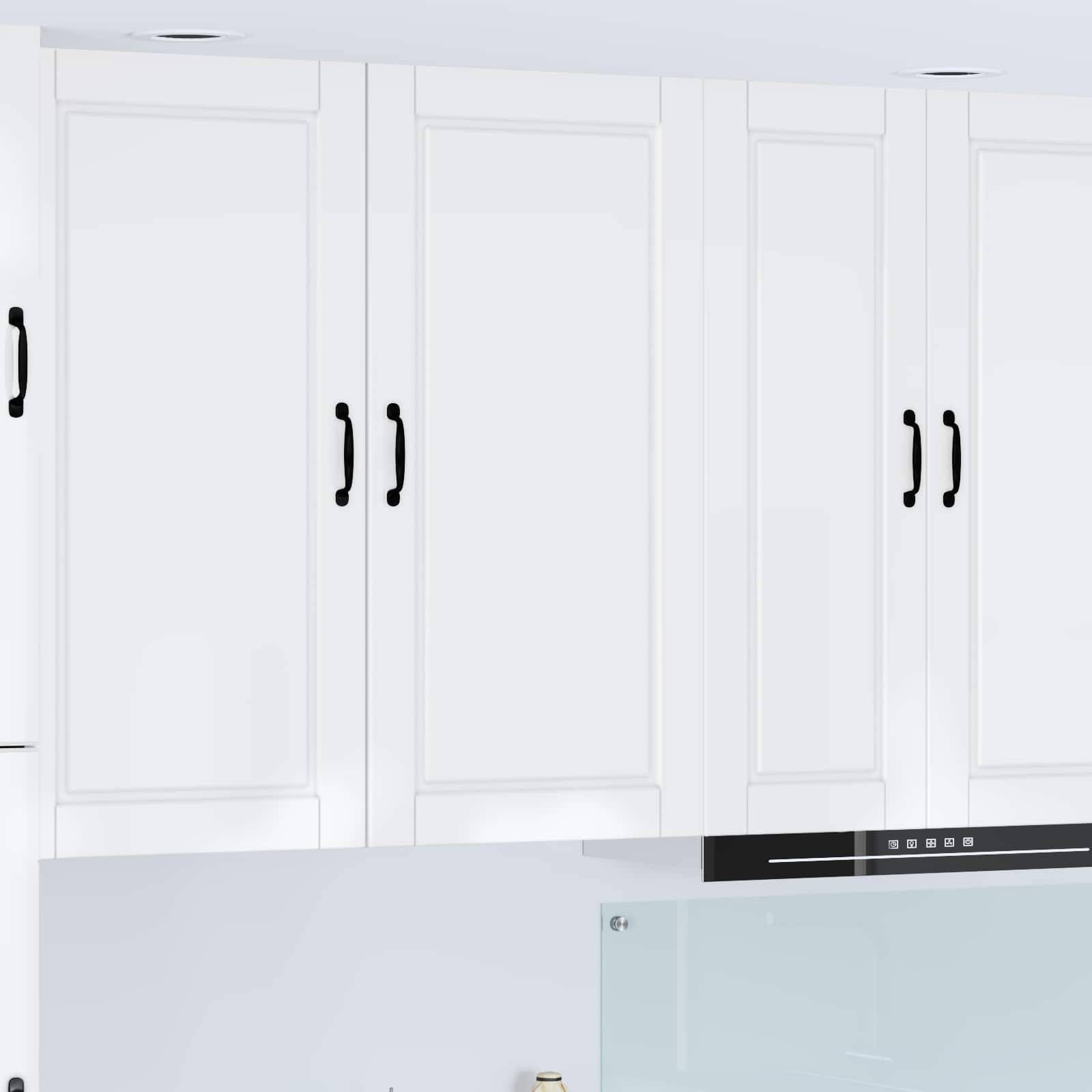 vidaXL Wandschrank PORTO Hochglanz Weiß 50 x 31 x 100 cm Holzwerkstoff