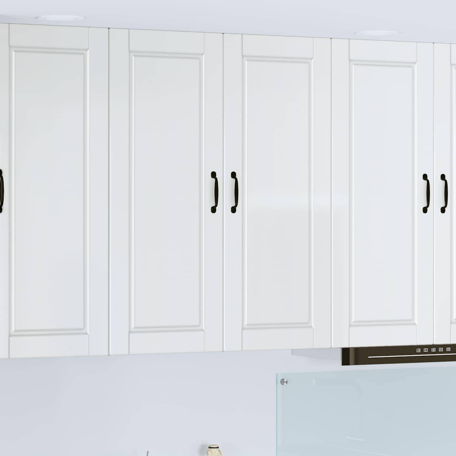 vidaXL Wandschrank PORTO Hochglanz Weiß 80 x 31 x 100 cm Holzwerkstoff