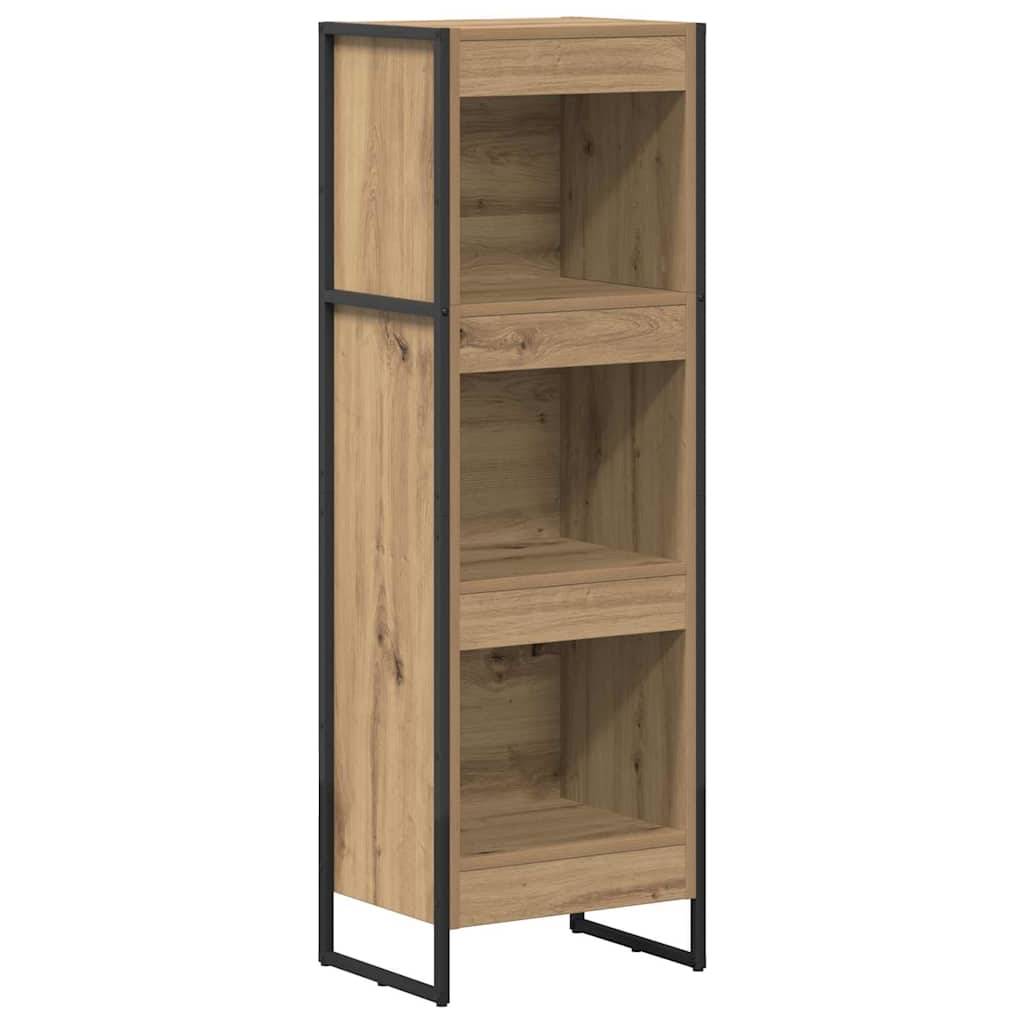 vidaXL Bücherregal Kunsthandwerk Eiche 40 x 30 x 121 cm Holzwerkstoff