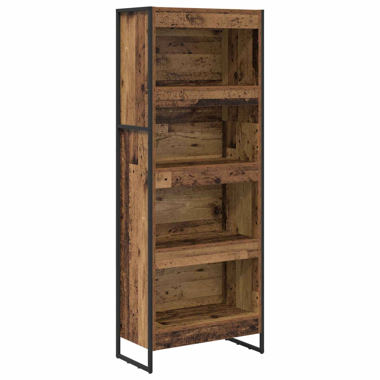 vidaXL Bücherregal Altholz 60 x 30 x 155 cm Holzwerkstoff