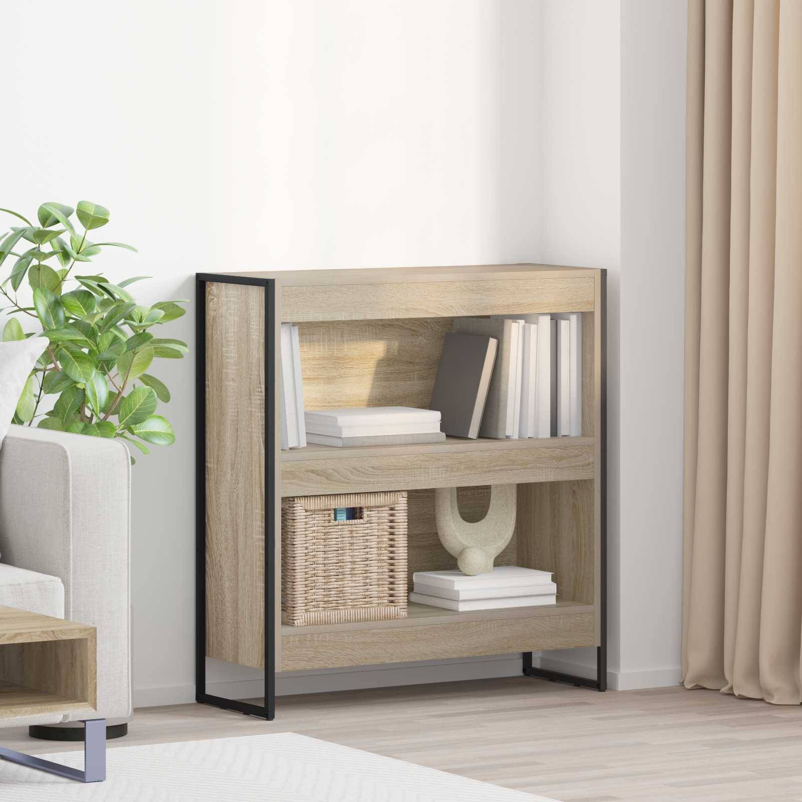 vidaXL Bücherregal Sonoma 80 x 30 x 86,5 cm Holzwerkstoff
