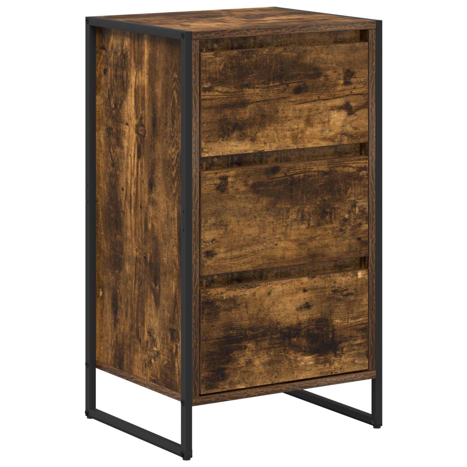 vidaXL Sideboard Raucharbe 42 x 36 x 75,5 cm Holzwerkstoff