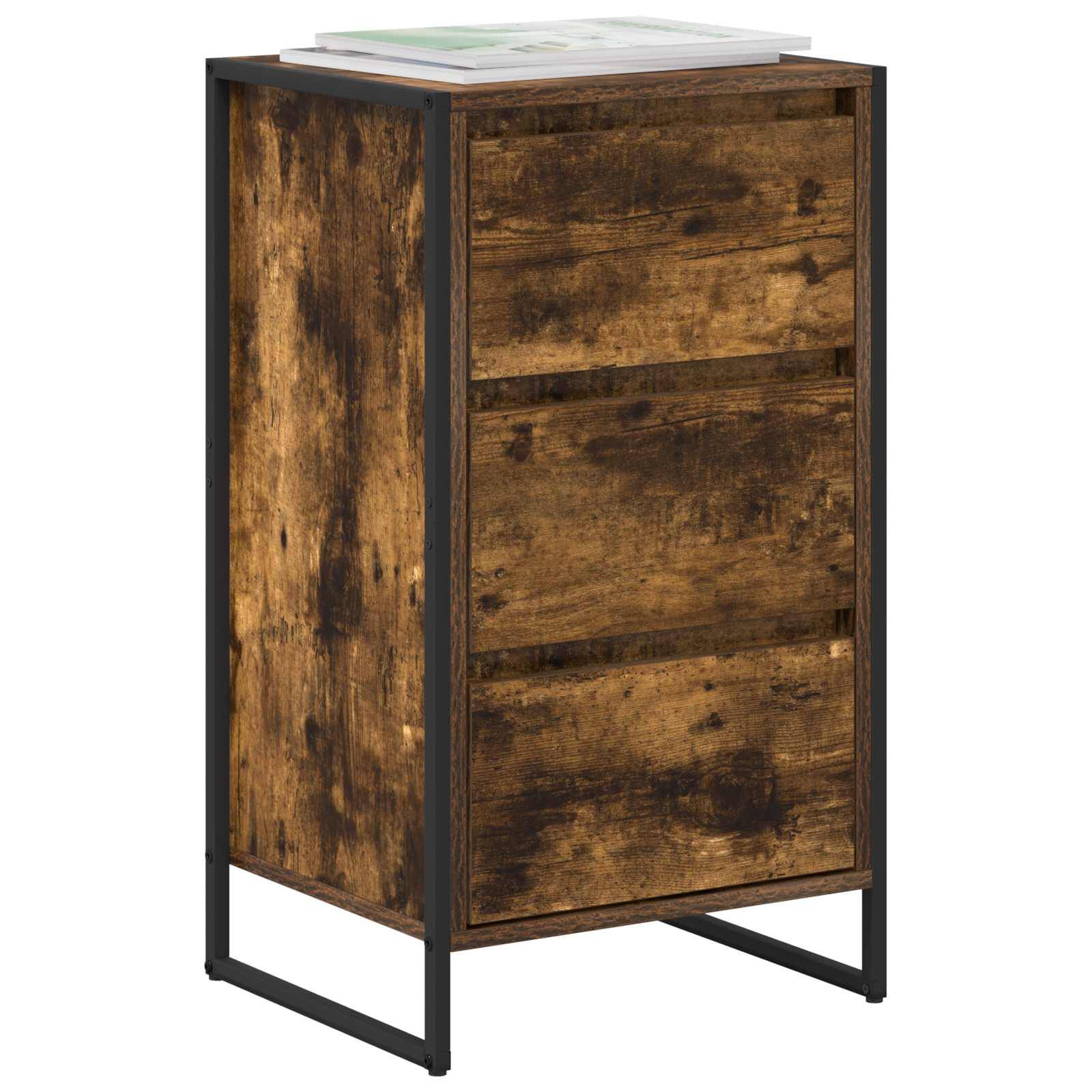 vidaXL Sideboard Raucharbe 42 x 36 x 75,5 cm Holzwerkstoff