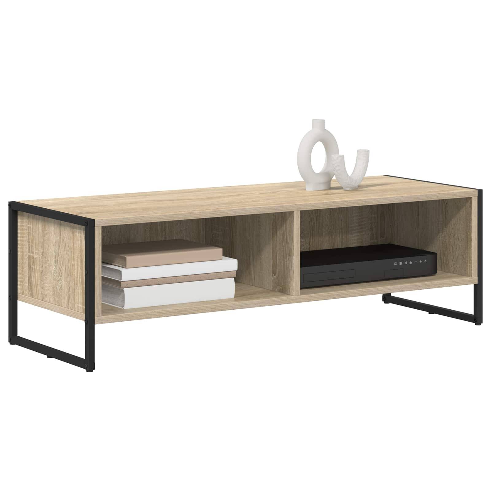 vidaXL TV-Schränk Sonoma 100 x 36,5 x 30,5 cm Holzwerkstoff