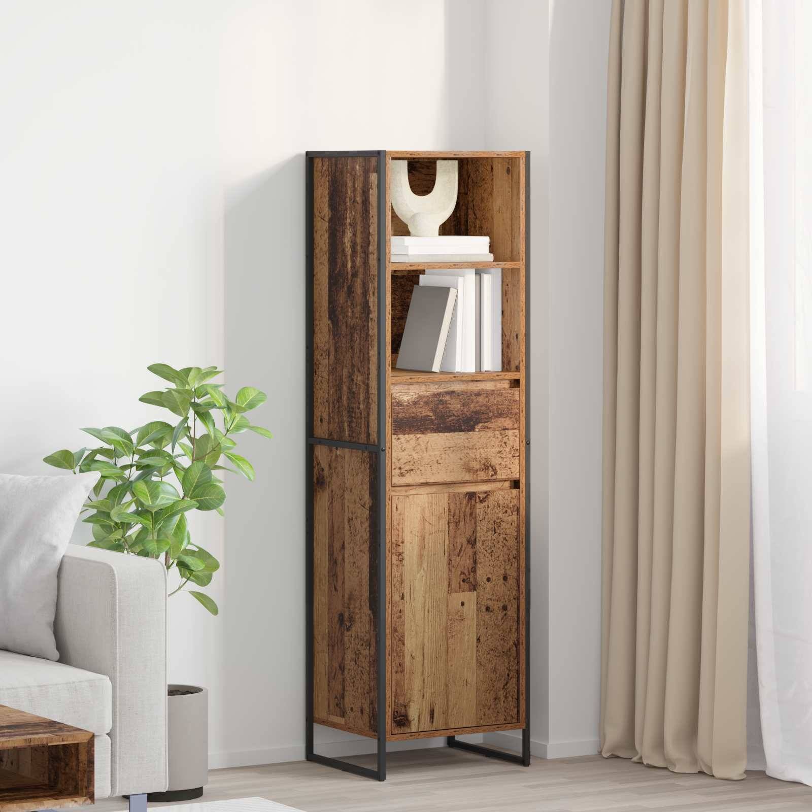 vidaXL Bücherregal Altholz 43 x 36 x 150,5 cm Holzwerkstoff