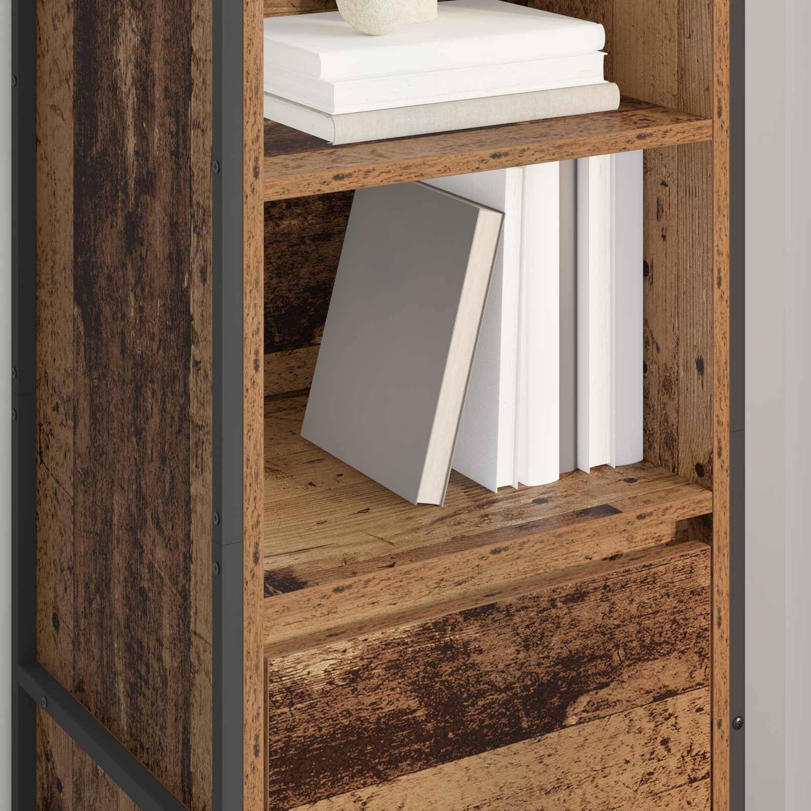 vidaXL Bücherregal Altholz 43 x 36 x 150,5 cm Holzwerkstoff