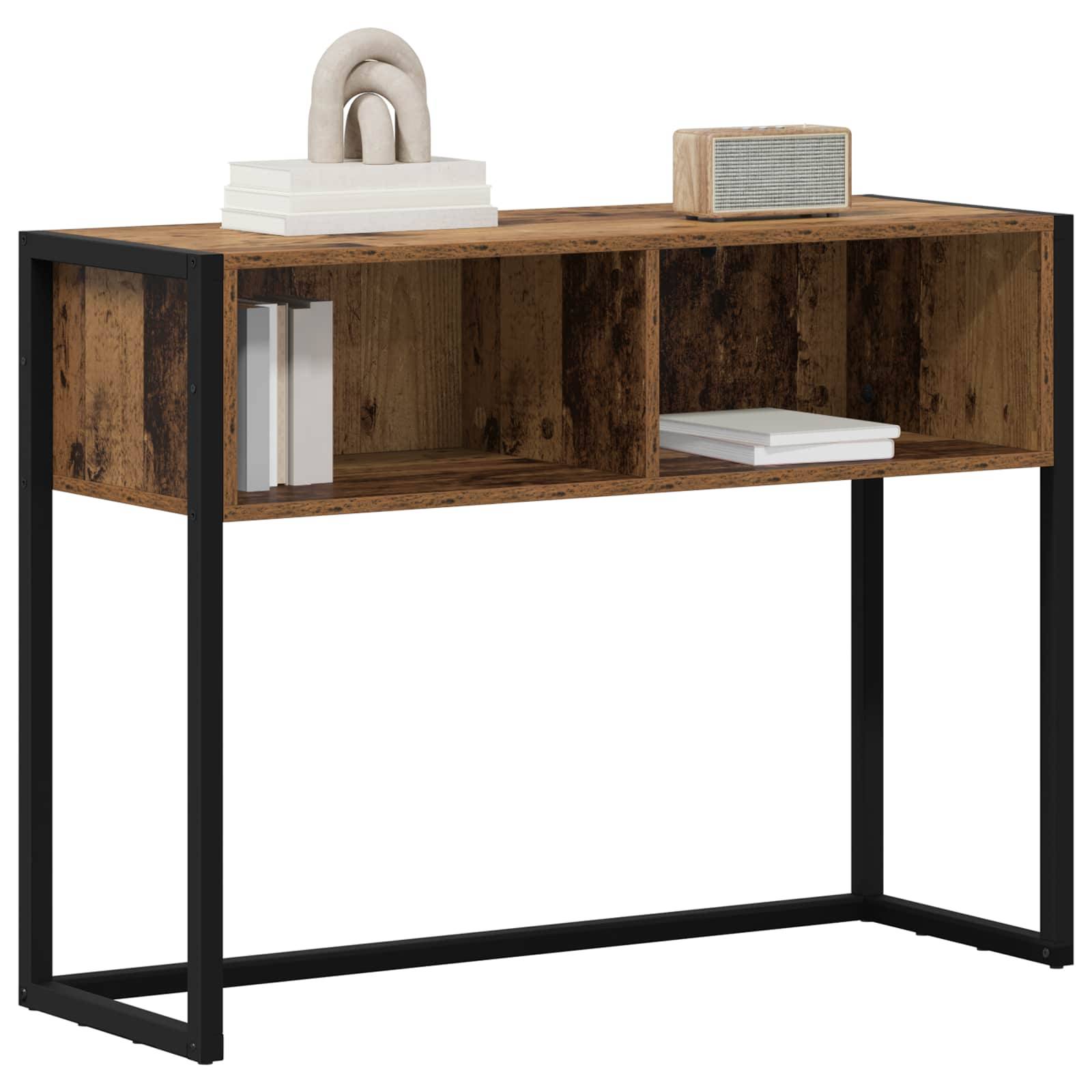 vidaXL Beistelltisch Altholz 100 x 36 x 75 cm Holzwerkstoff